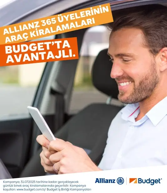 Allianz 365 Üyeleri İçin Budget’ta Büyük İndirim Fırsatı!