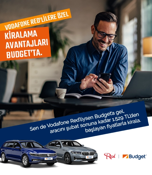 Vodafone Red’liler için Budget Ayrıcalıkları Bitmiyor!