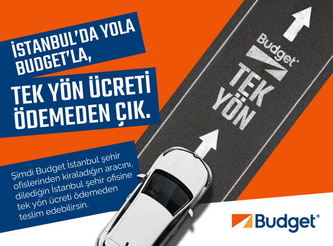 Budget Müşterileri İstanbul’da Tek Yön Ücreti Ödemiyor!
