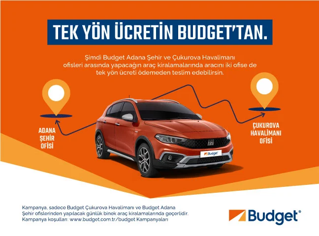 Çukurova Havalimanı ve Adana Şehir Ofisi Tek Yön Kampanyası