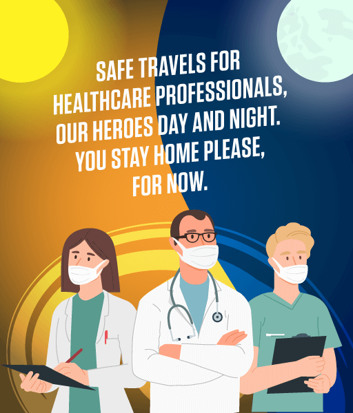 50% discount for healthcare professionals working day and night