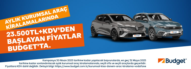 Aylık Kurumsal Kiralamalarda Avantajlar Budget'ta!